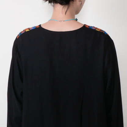 Rayon Aari Embroidery Skipper Dress