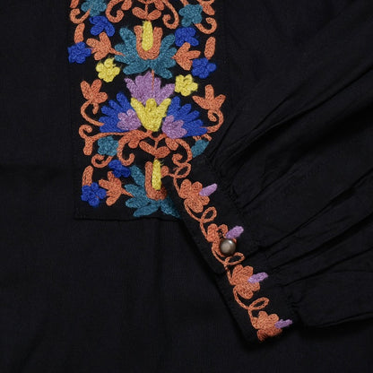 Rayon Aari Embroidery Skipper Dress