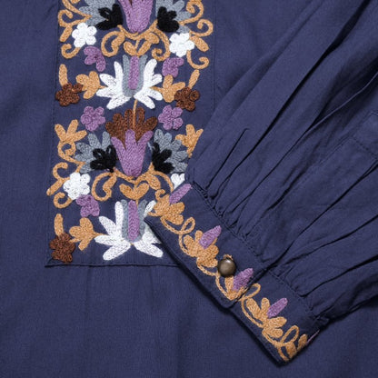 Rayon Aari Embroidery Skipper Dress
