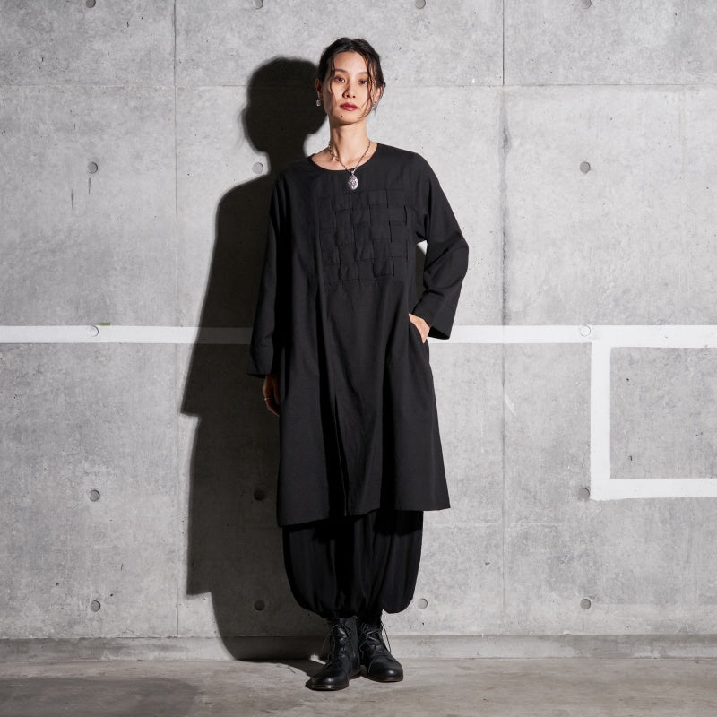 Cotton Drop-Stitch Dress