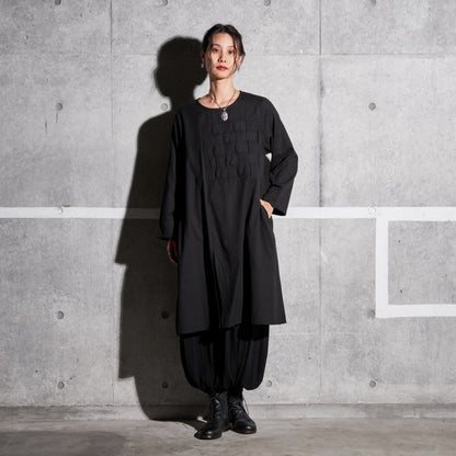 Cotton Drop-Stitch Dress