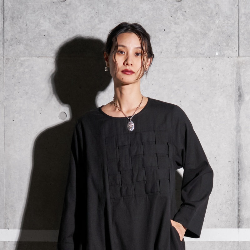 Cotton Drop-Stitch Dress