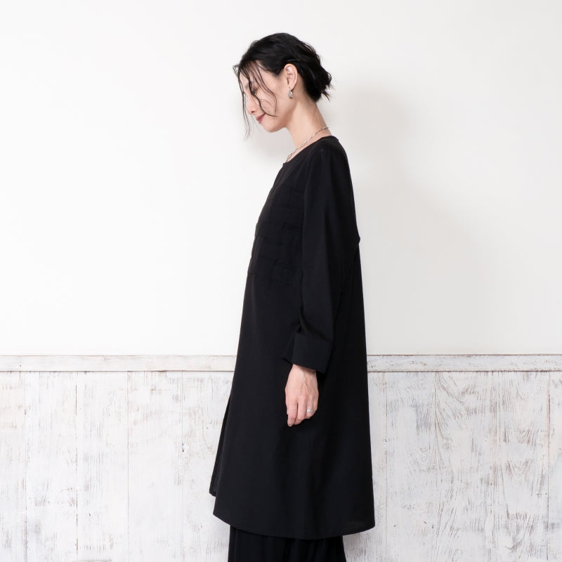 Cotton Drop-Stitch Dress