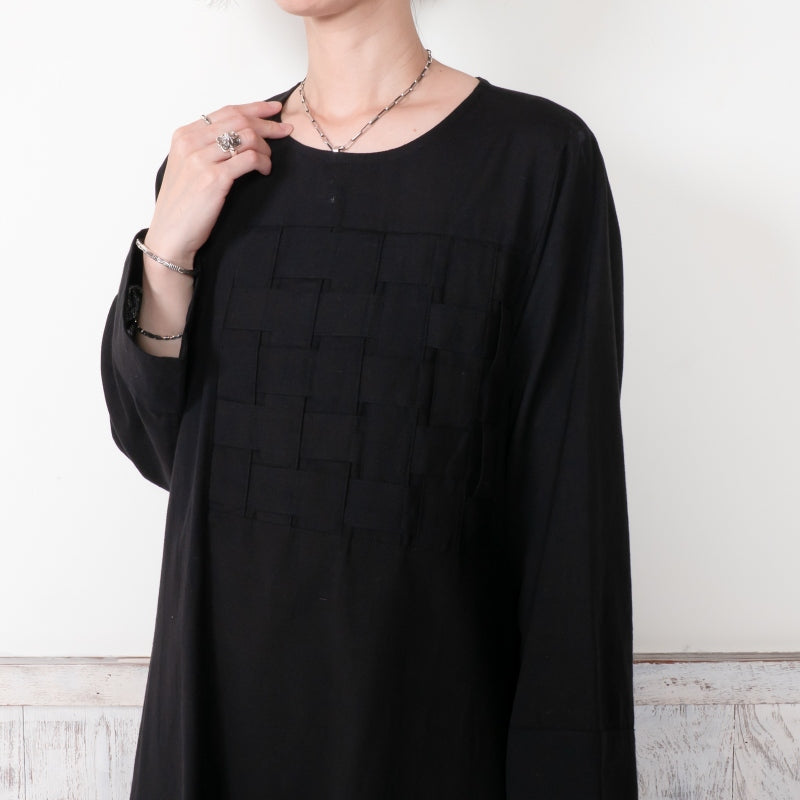 Cotton Drop-Stitch Dress