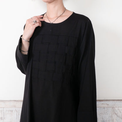 Cotton Drop-Stitch Dress