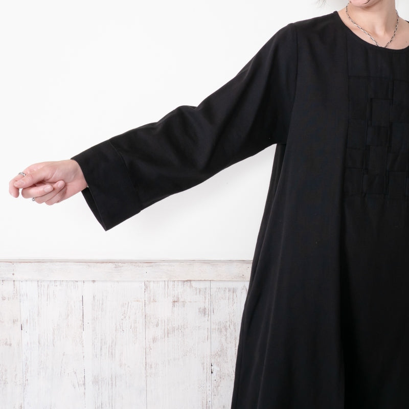 Cotton Drop-Stitch Dress