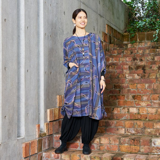 Cotton Hand Brushing Dress