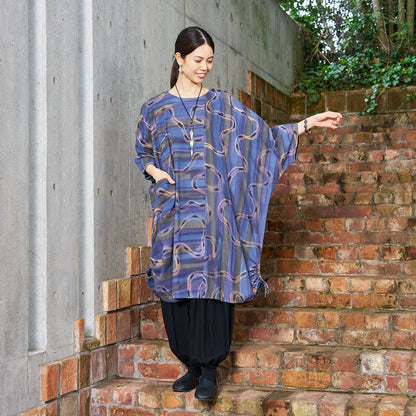 Cotton Hand Brushing Dress