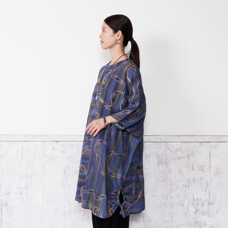 Cotton Hand Brushing Dress