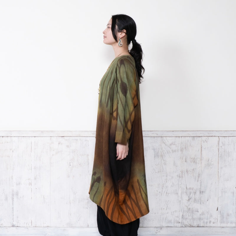 Cotton Hand Brushed Dress
