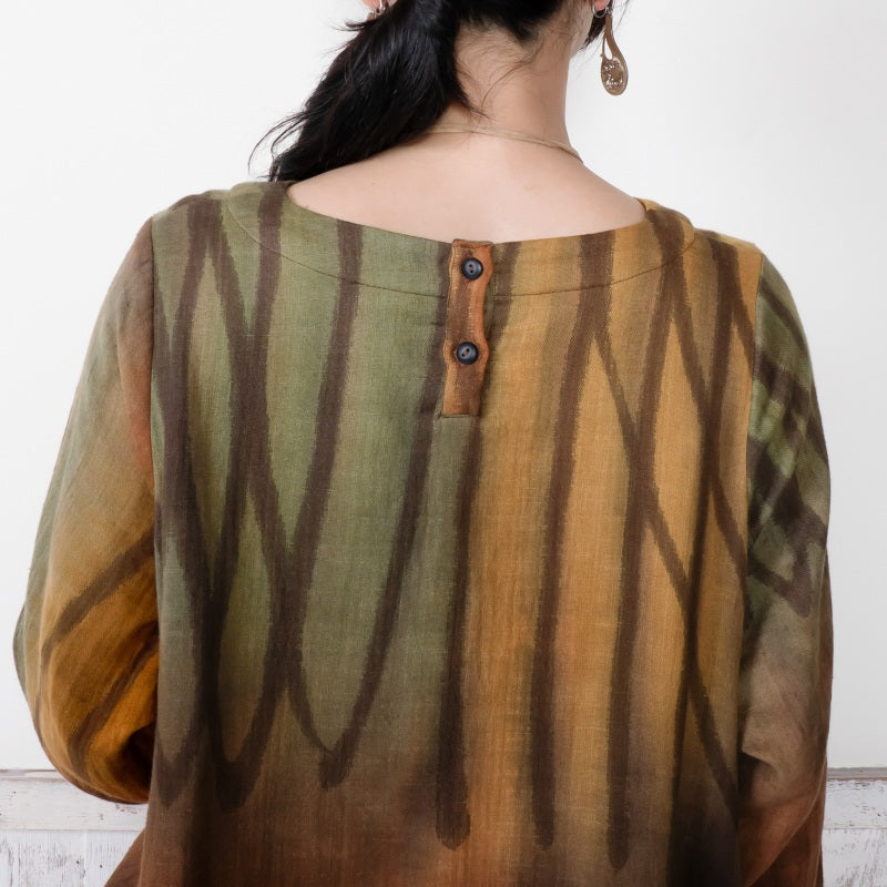 Cotton Hand Brushed Dress