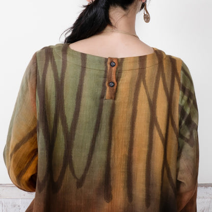 Cotton Hand Brushed Dress