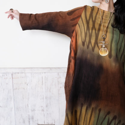 Cotton Hand Brushed Dress