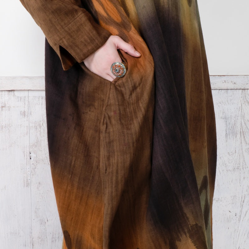 Cotton Hand Brushed Dress