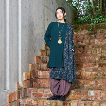 Rayon Block Print Combo Dress