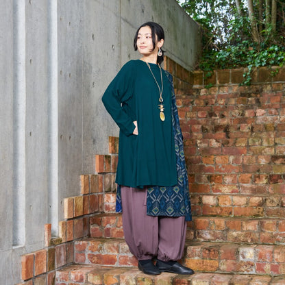 Rayon Block Print Combo Dress