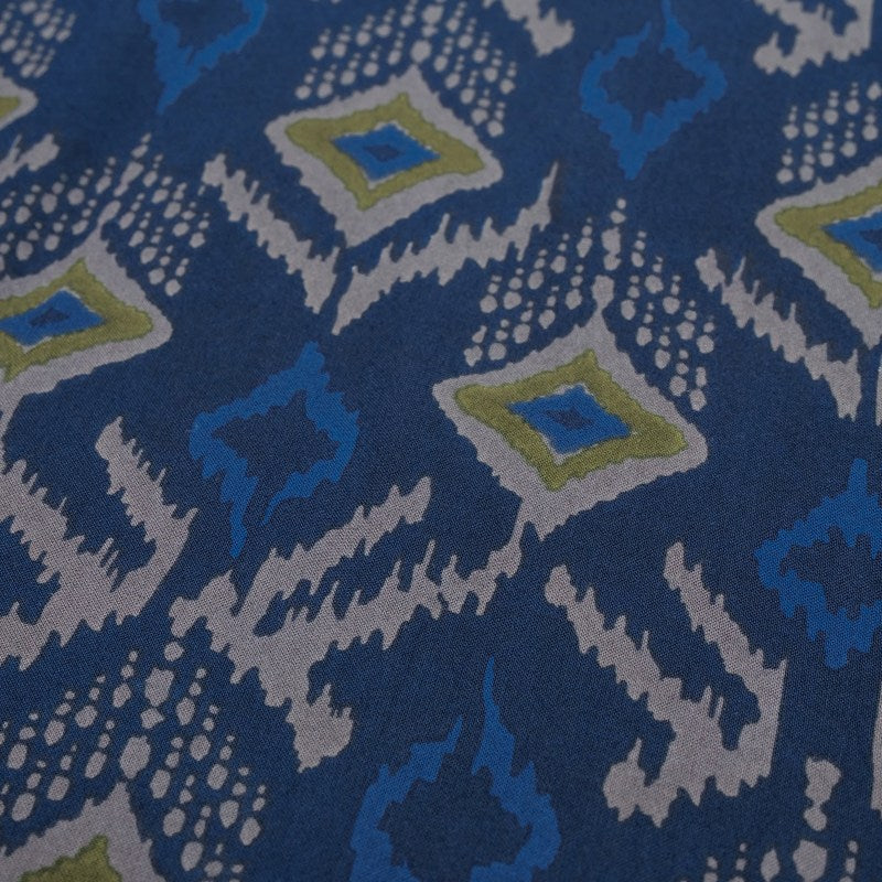 Rayon Block Print Combo Dress