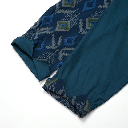 Rayon Block Print Combo Dress