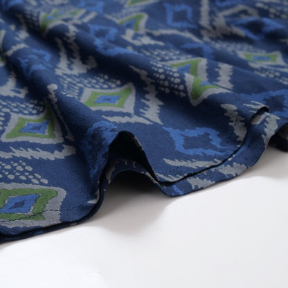 Rayon Block Print Combo Dress