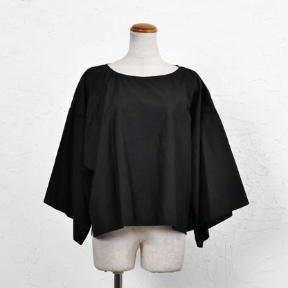 Cotton Silk Kimono Sleeve Pullover