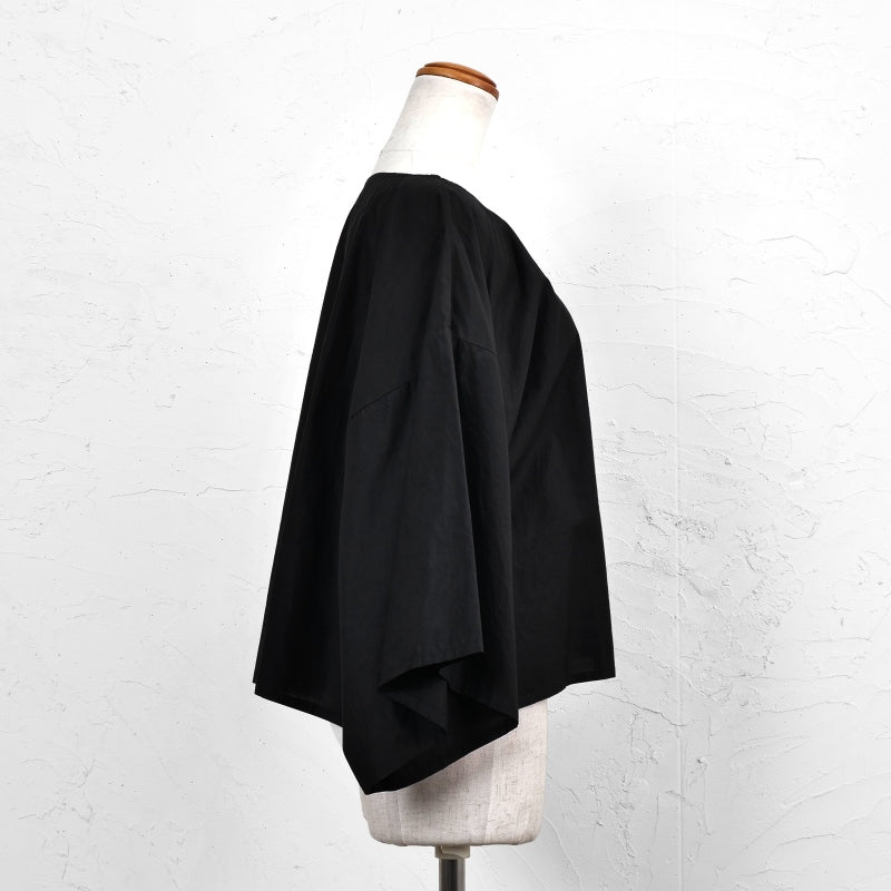 Cotton Silk Kimono Sleeve Pullover