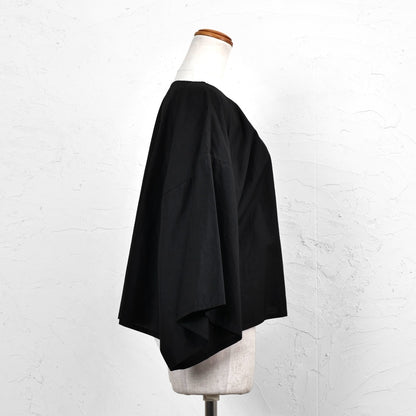 Cotton Silk Kimono Sleeve Pullover