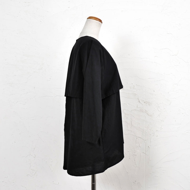 Cotton Silk Fake Shirt Style Pullover