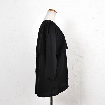 Cotton Silk Fake Shirt Style Pullover