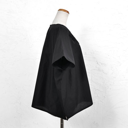 Cotton Silk Lace Collar Pullover