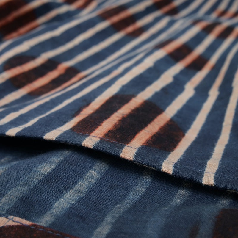 Dot Stripe Print Pullover