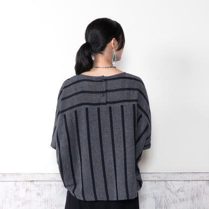 Striped Weave Pullover