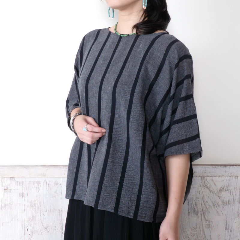Striped Weave Pullover