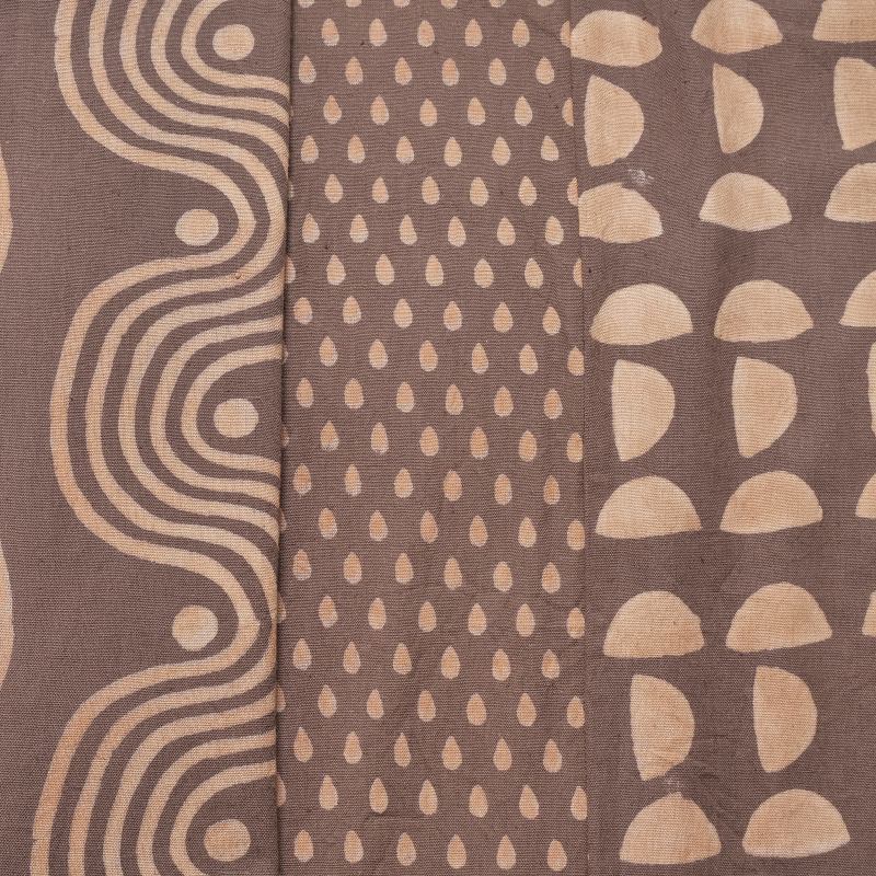 Dab Print Mix Tunic Pullover
