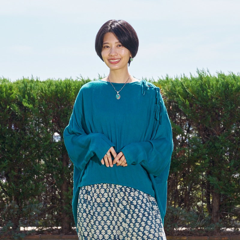 Rayon Ribbon Pullover