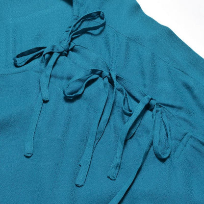 Rayon Ribbon Pullover