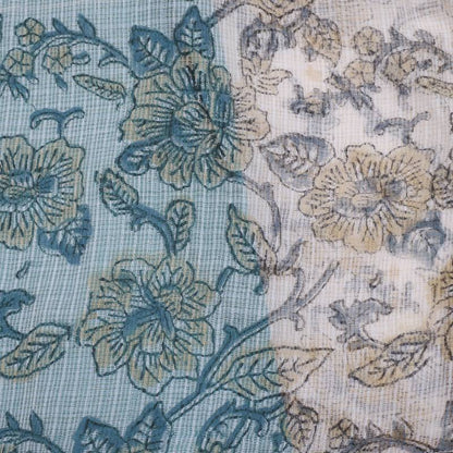 Kota Doria Floral Print Pullover