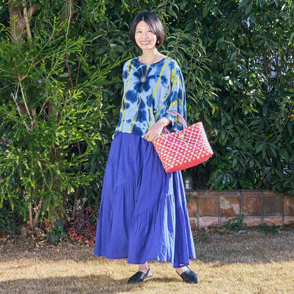 Tie-Dye + Stripe Pullover