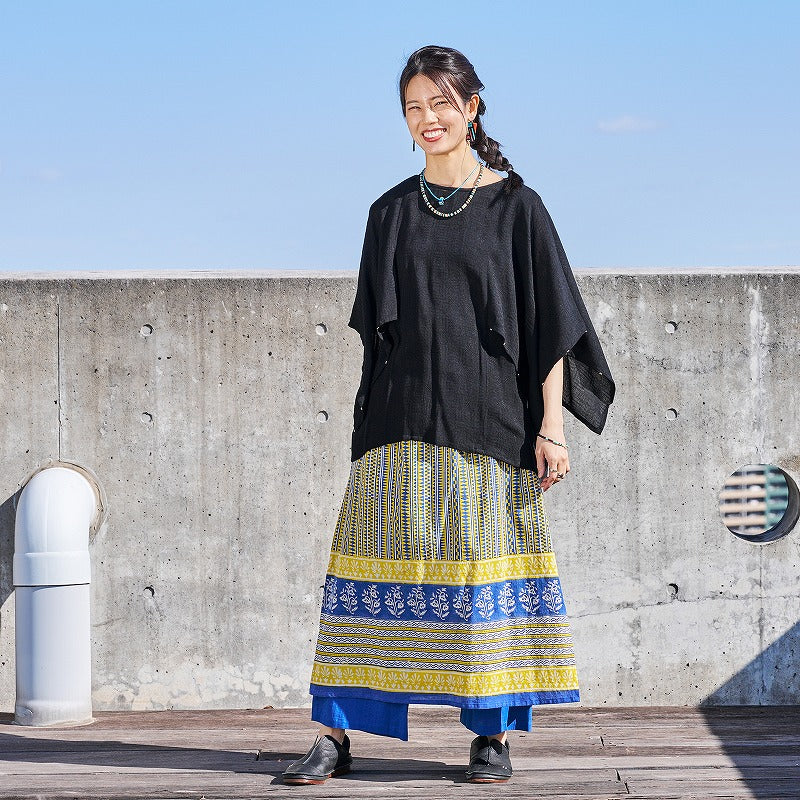 Rayon Jacquard Pullover