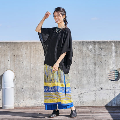 Rayon Jacquard Pullover