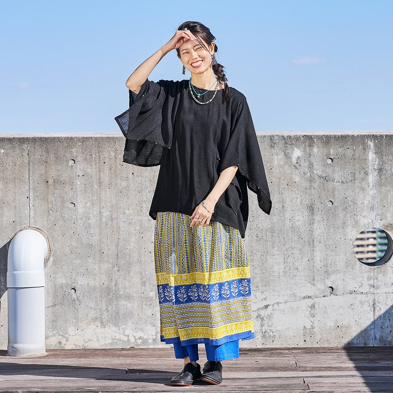 Rayon Jacquard Pullover
