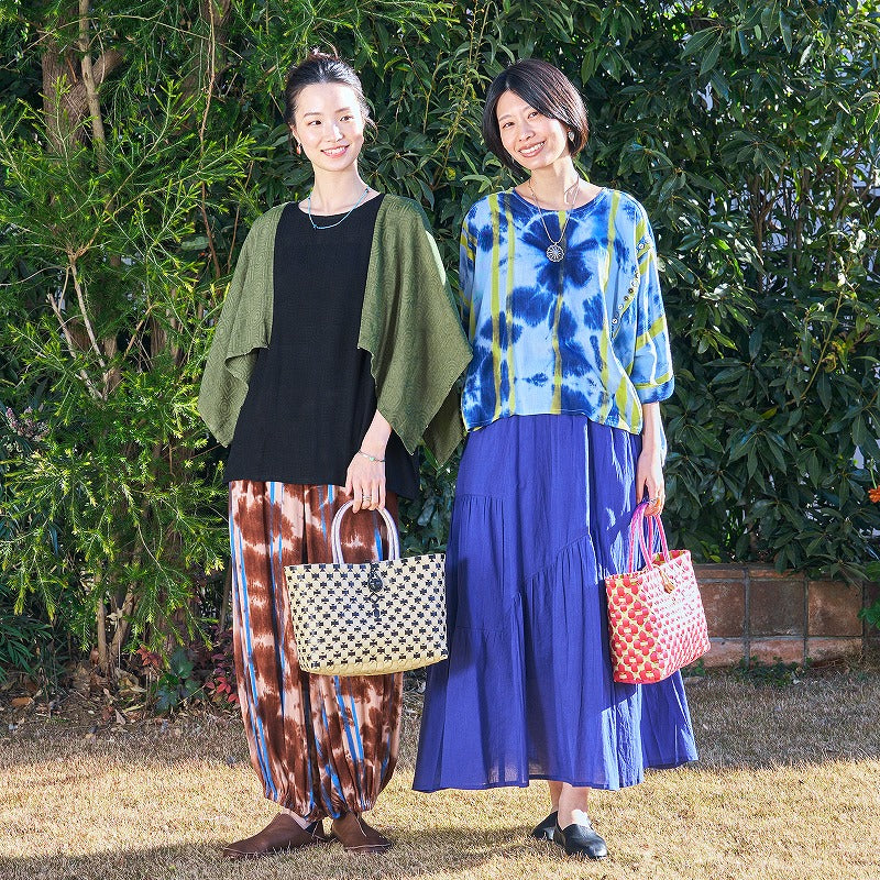 Rayon Jacquard Pullover