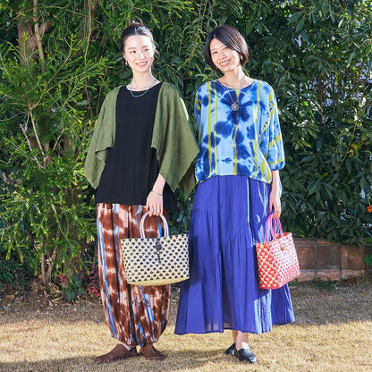 Rayon Jacquard Pullover