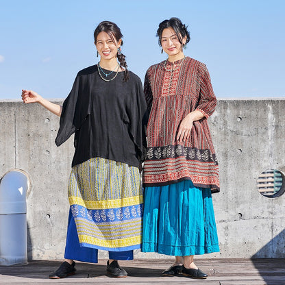 Rayon Jacquard Pullover