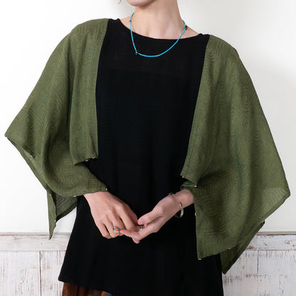 Rayon Jacquard Pullover