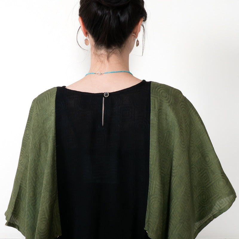 Rayon Jacquard Pullover