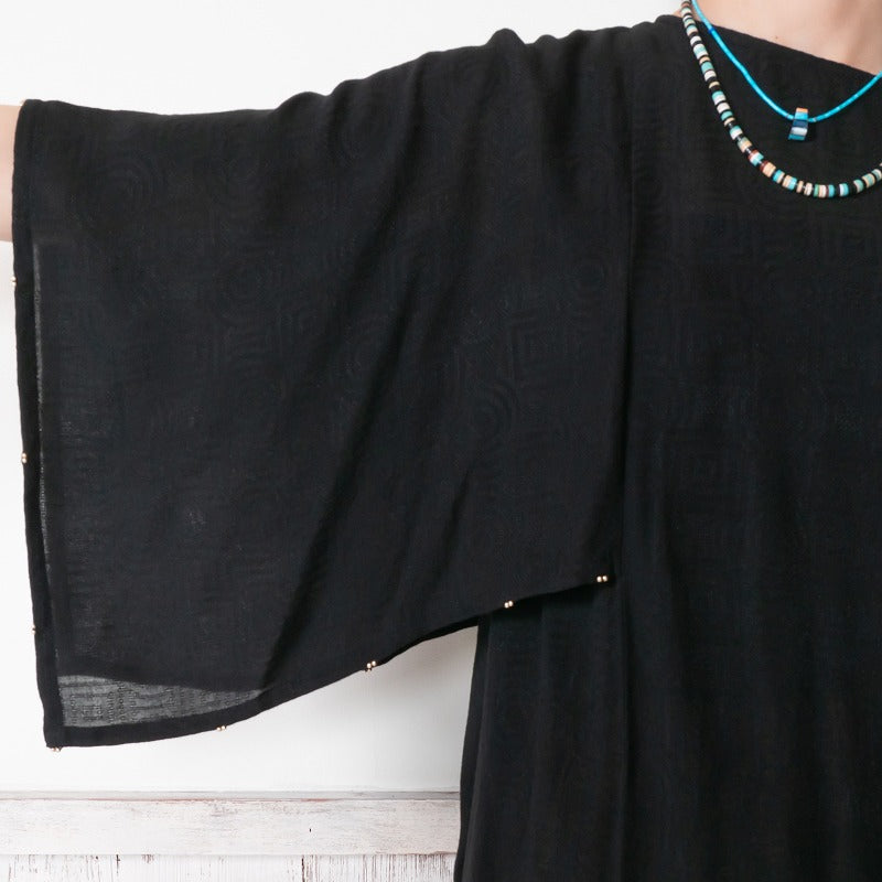 Rayon Jacquard Pullover