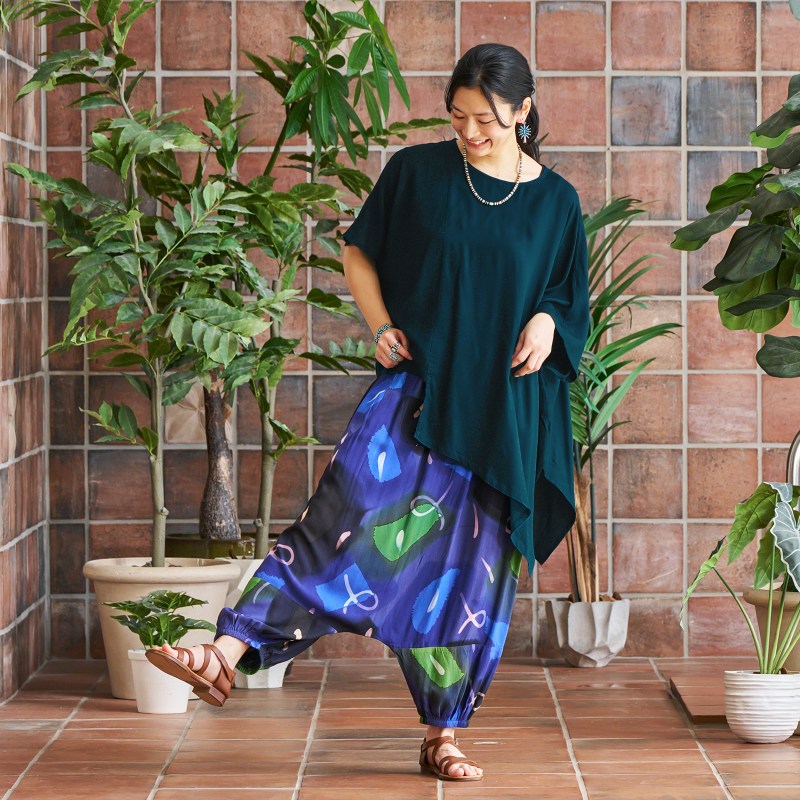 Rayon Asymmetrical Pullover