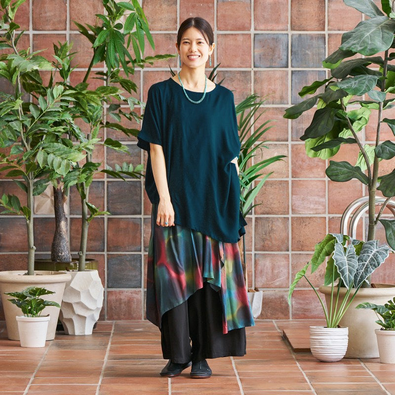 Rayon Asymmetrical Pullover