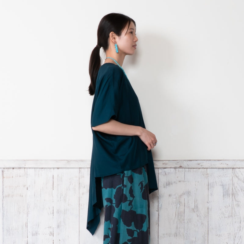 Rayon Asymmetrical Pullover