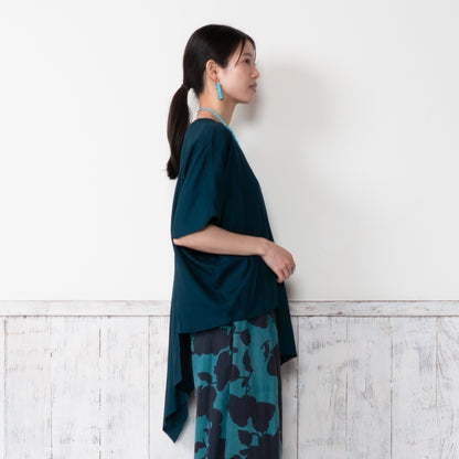 Rayon Asymmetrical Pullover